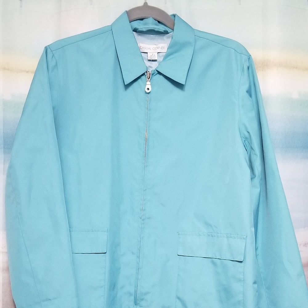 Casual Corner Light Jacket Tourquoise S